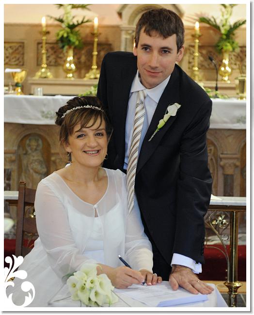 Signing the register 1